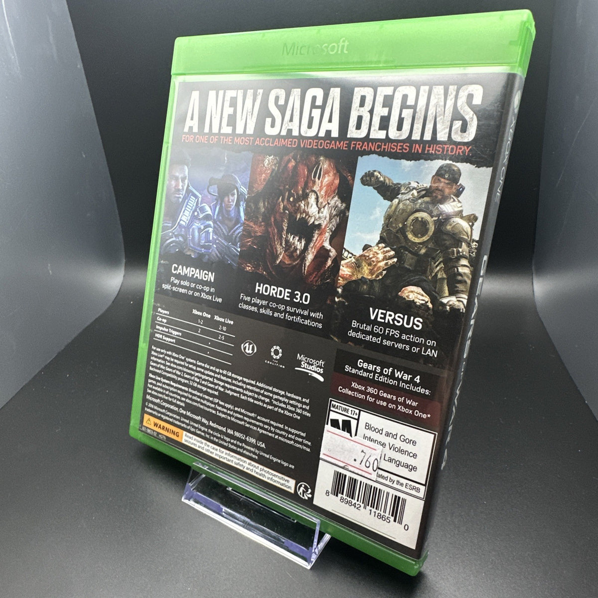 Gears of War 4 (Xbox One, 2016)