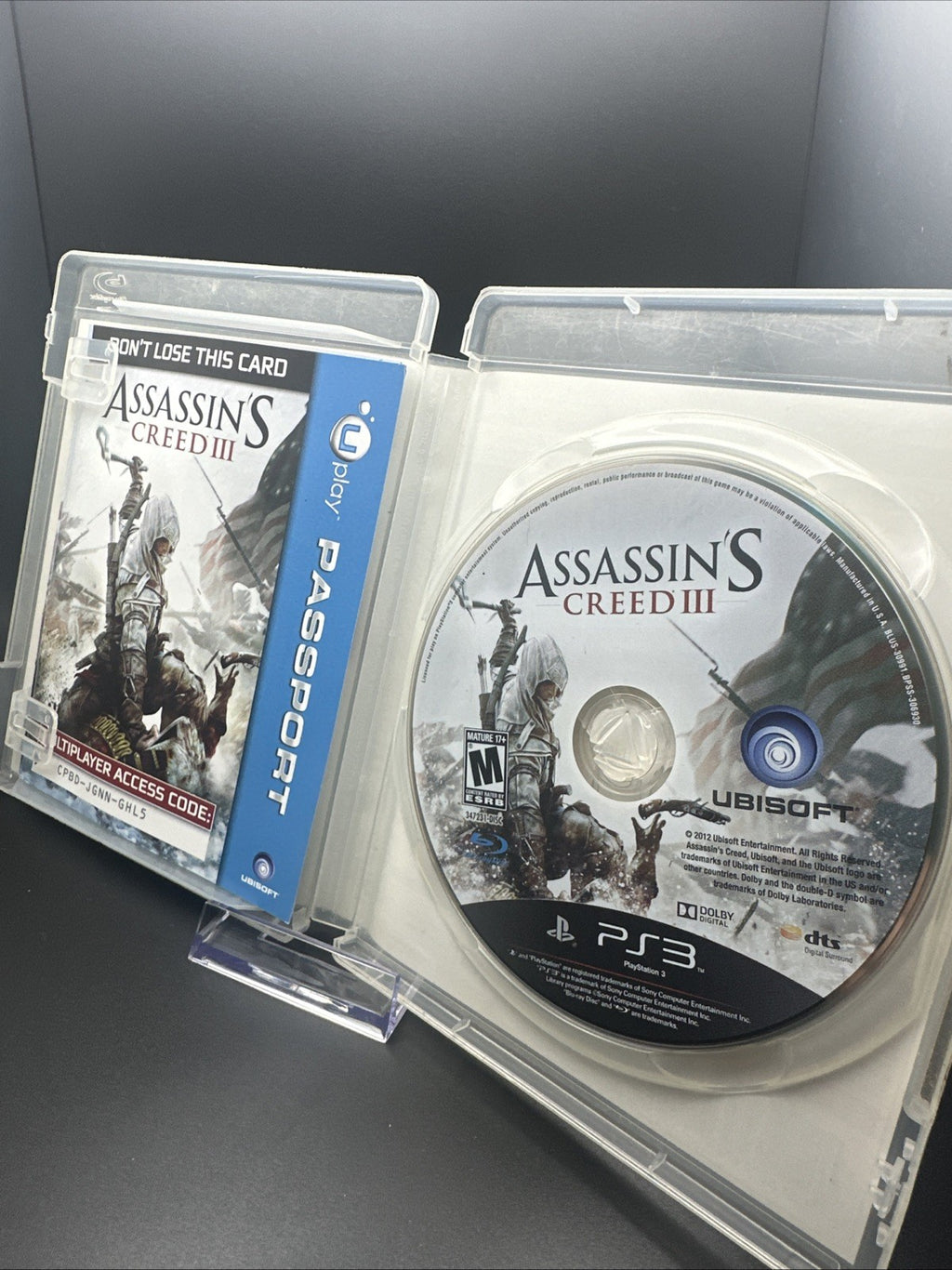 Assassin's Creed III (Sony PlayStation 3, 2012)