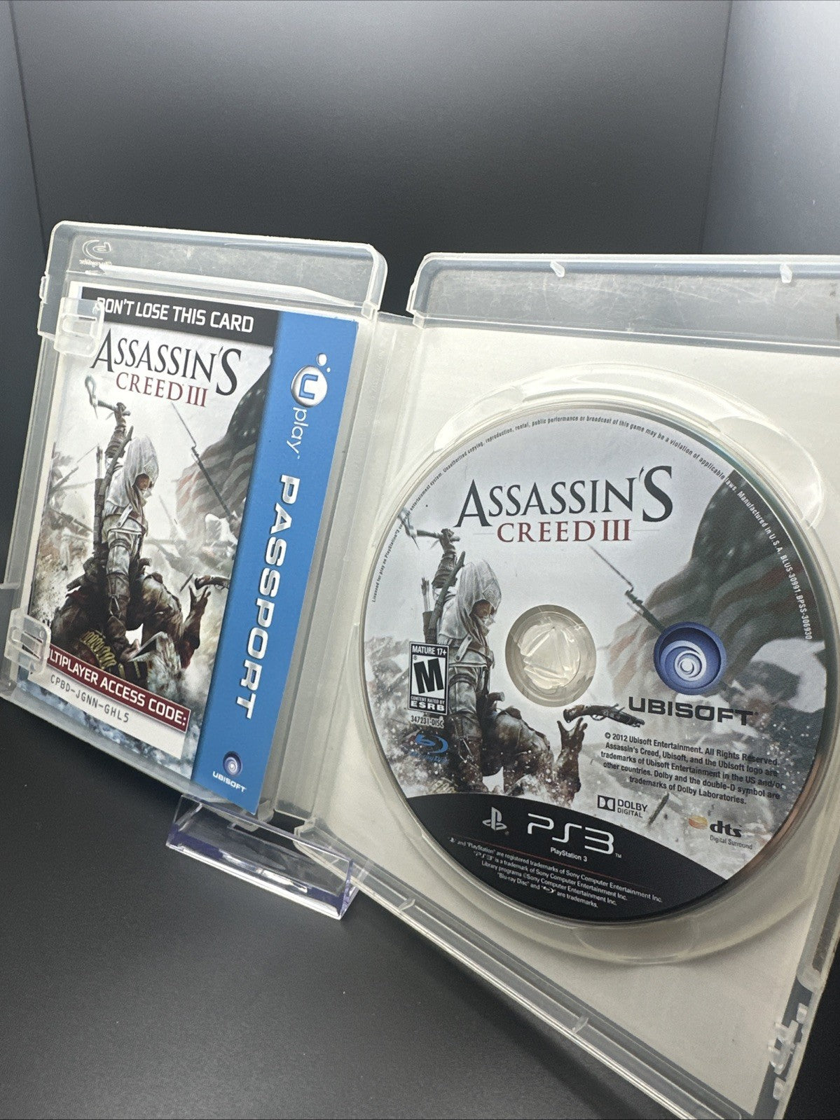 Assassin's Creed III (Sony PlayStation 3, 2012)
