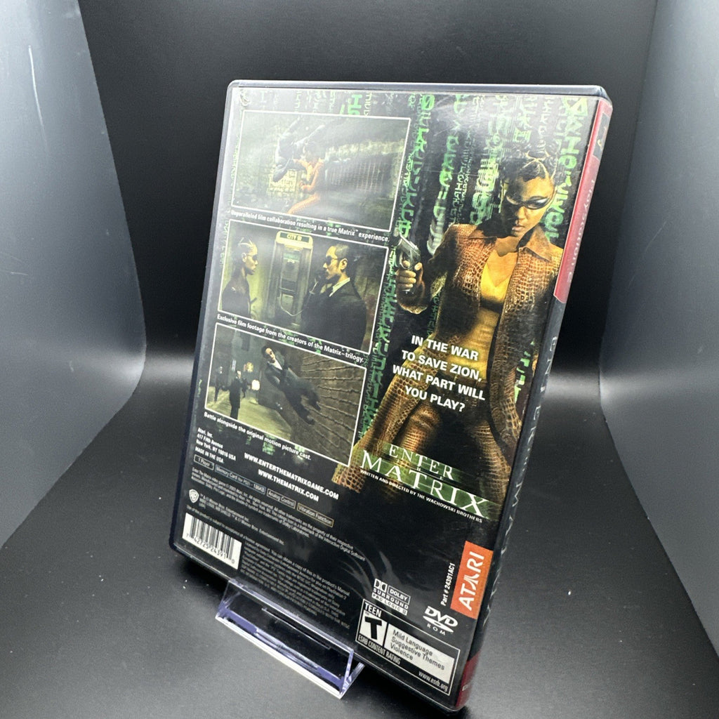 Enter the Matrix (Sony PlayStation 2, 2003) HOLO-COVER ART
