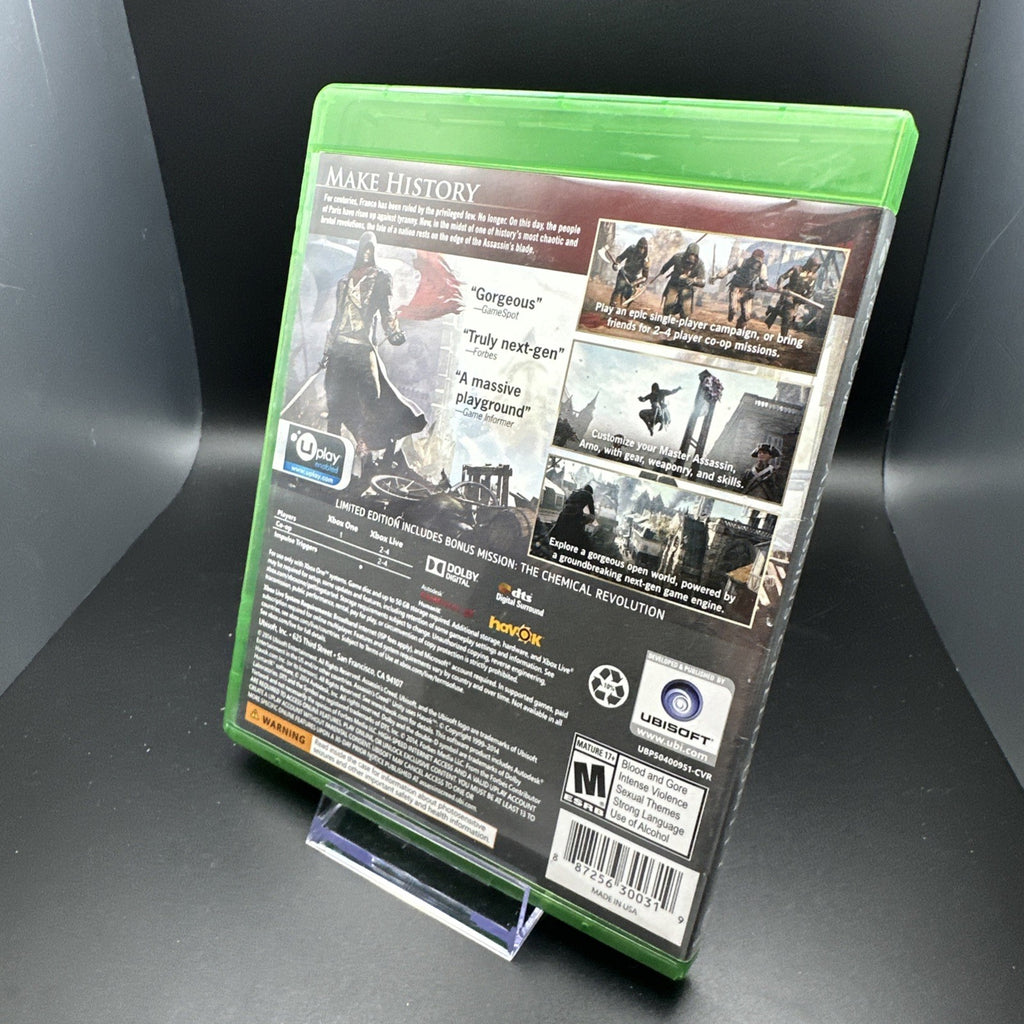Assassin's Creed: Unity -- Limited Edition (Microsoft Xbox One, 2014)