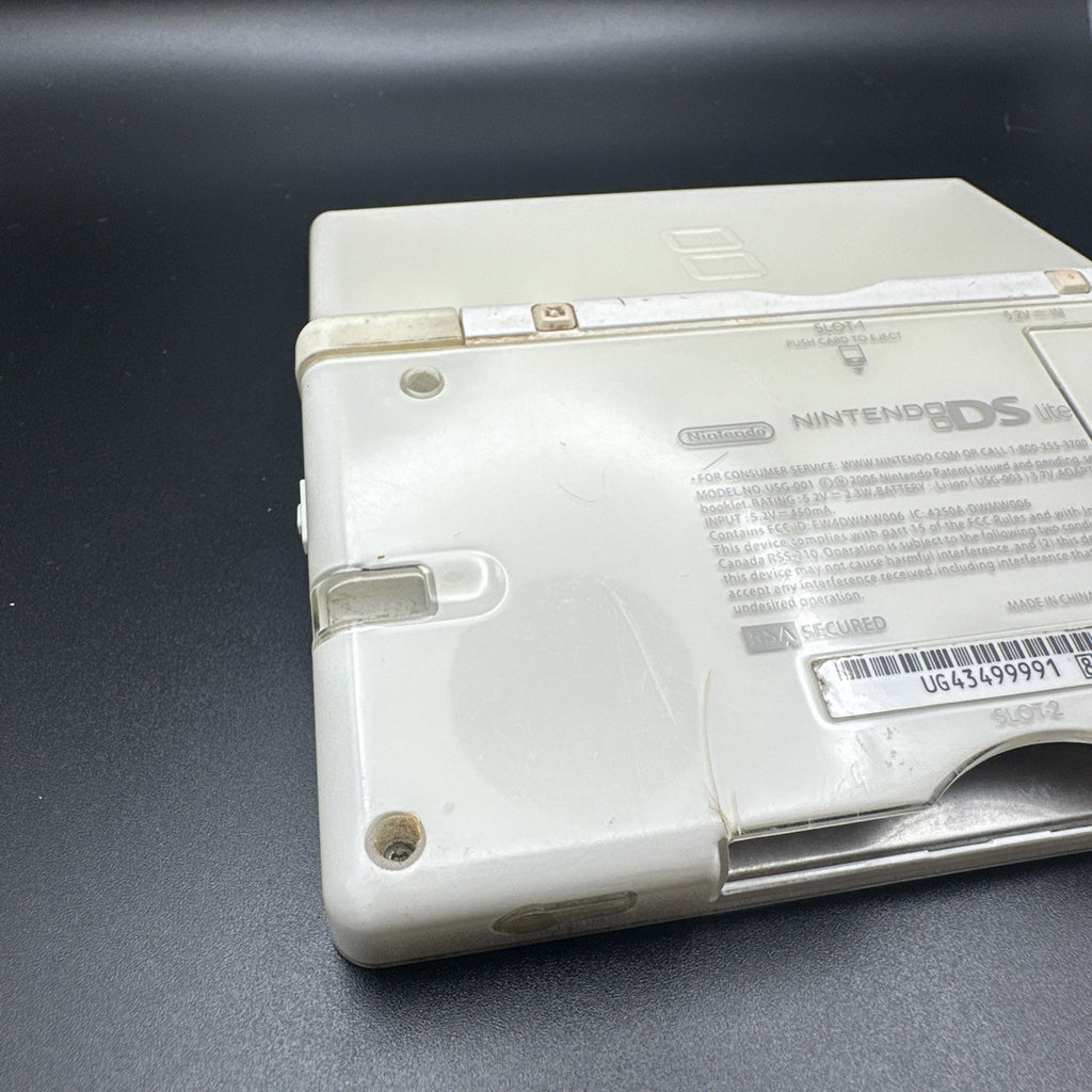 DEFECTIVE- Nintendo DS Lite Handheld System - White