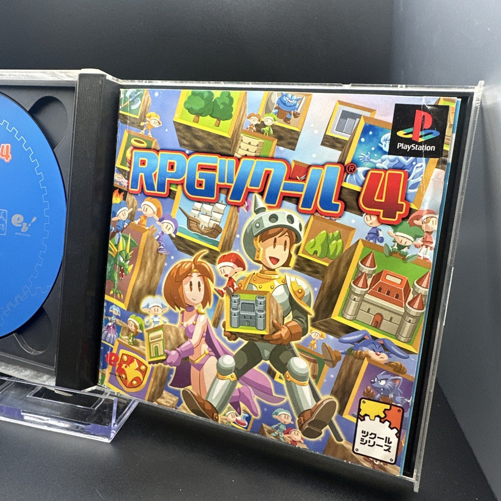 RPG Maker 4 (RPG Tsukuru 4) Sony PlayStation PS1 Japan JPN