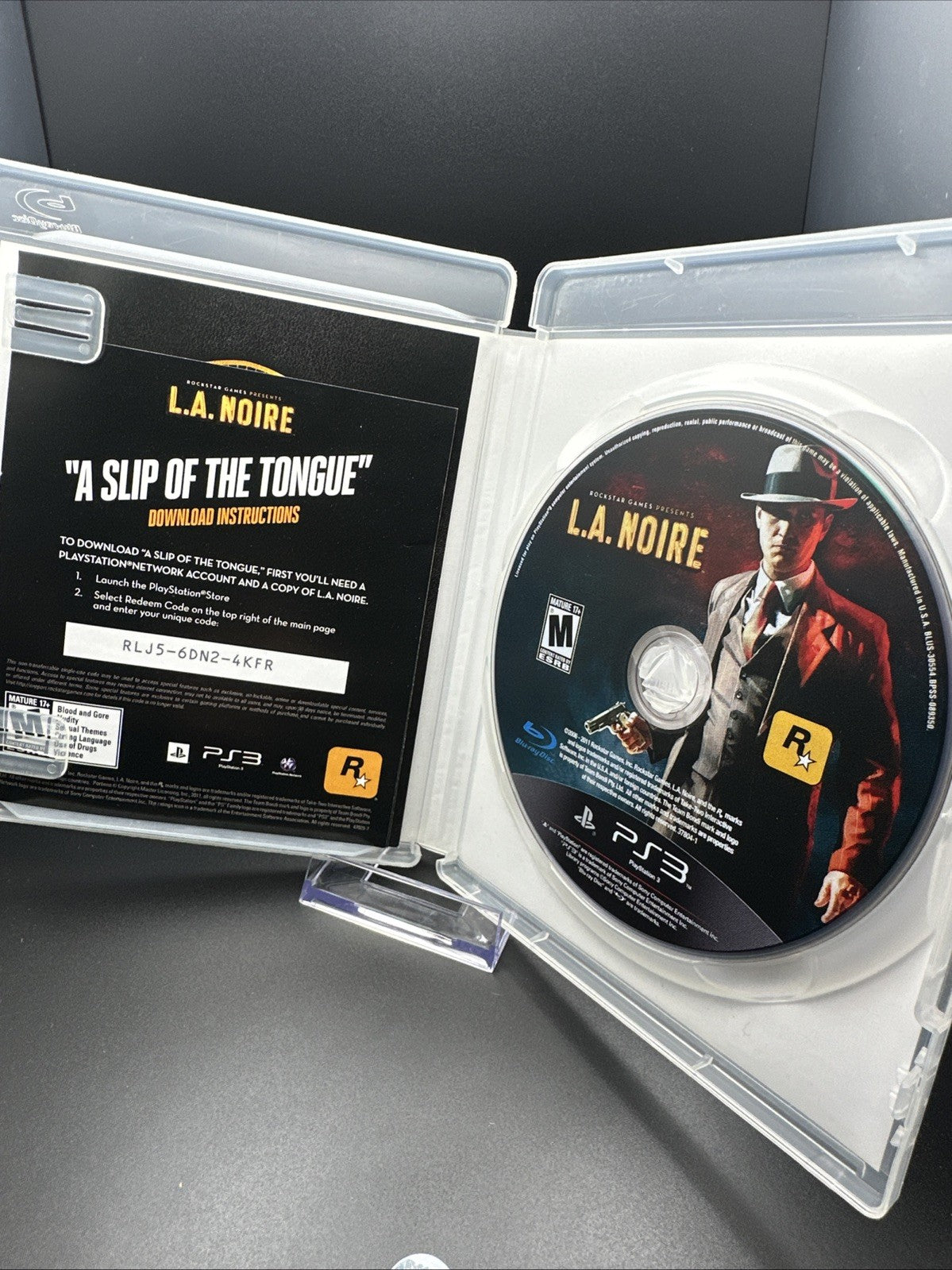 L.A. Noire (PlayStation 3 PS3) Black Label