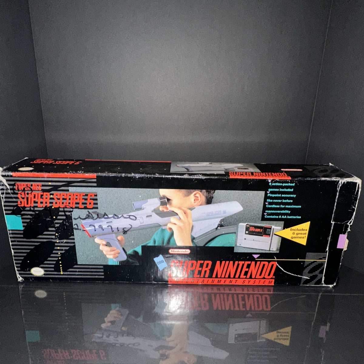 Super Nintendo SNES Super Scope 6 Complete