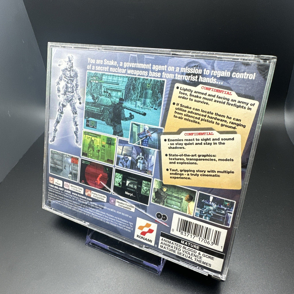 Metal Gear Solid Greatest Hits (Sony PlayStation 1, 1999)