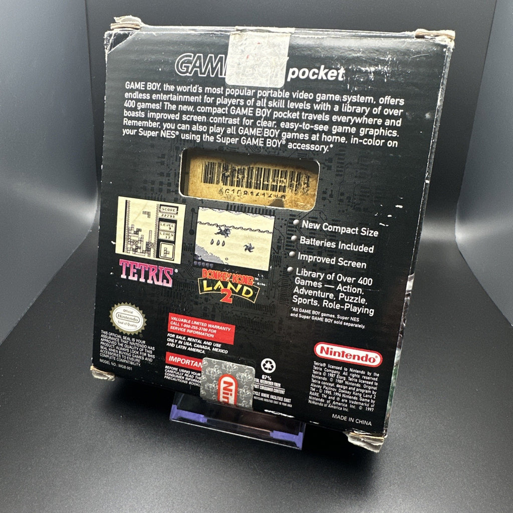 GAMEBOY POCKET CIB - NINTENDO (CLEAR SHELL)