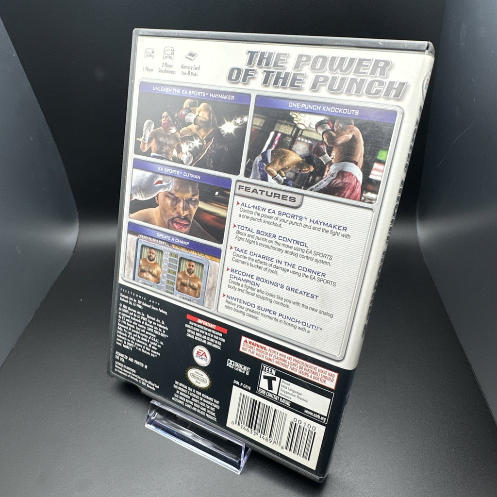 Fight Night: Round 2 (Nintendo GameCube, 2005) CIB - MEMORY CARD INCLUDED