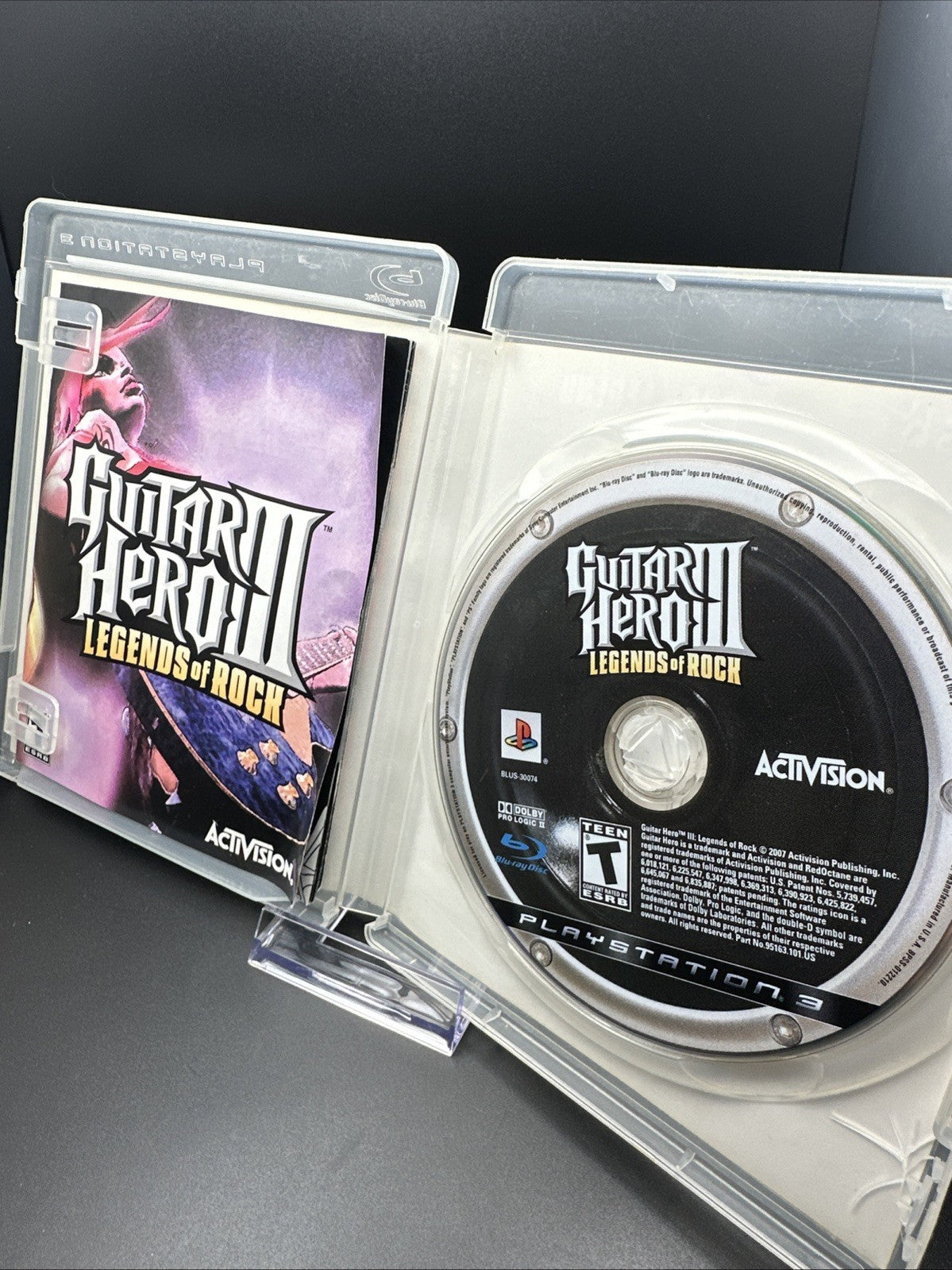 Guitar Hero Ill 3: Legends Of Rock (Sony Playstation 3 PS3)  CIB w/ Manual