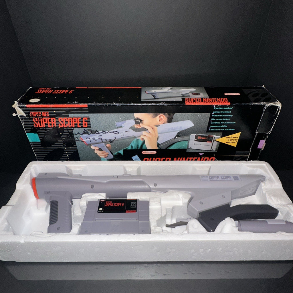 Super Nintendo SNES Super Scope 6 Complete