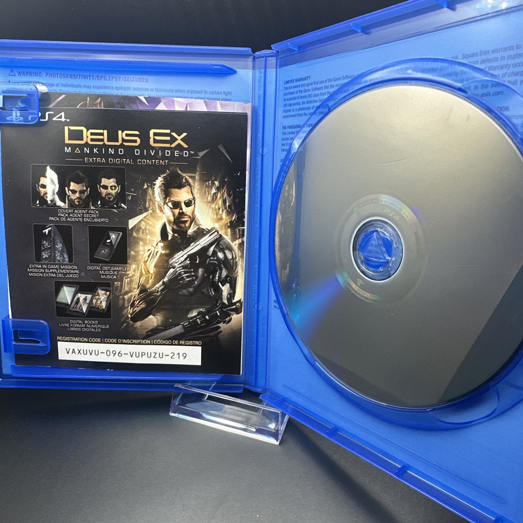Deus Ex: Mankind Divided -- Day One Edition (Sony PlayStation 4, 2016)