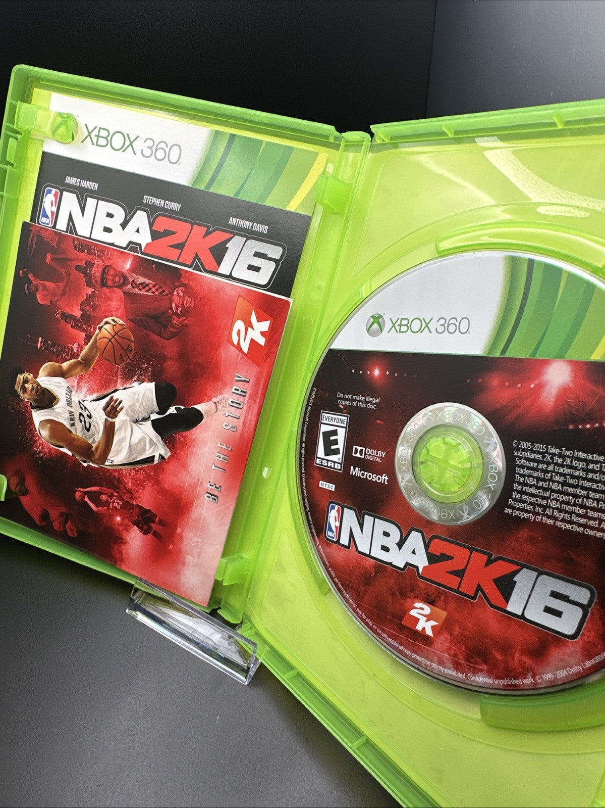 NBA 2K16 (Microsoft Xbox 360, 2015)