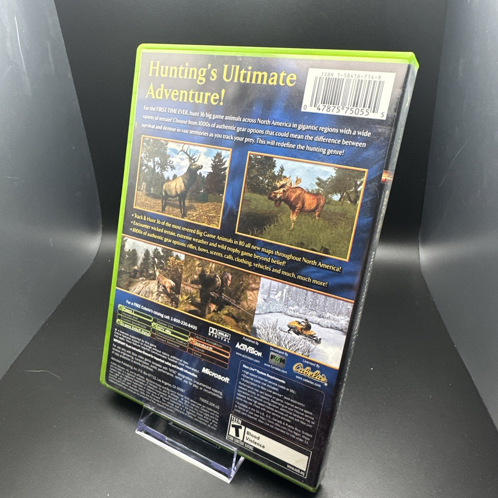 Cabela's Big Game Hunter: 2005 Adventures (Microsoft Xbox, 2004)