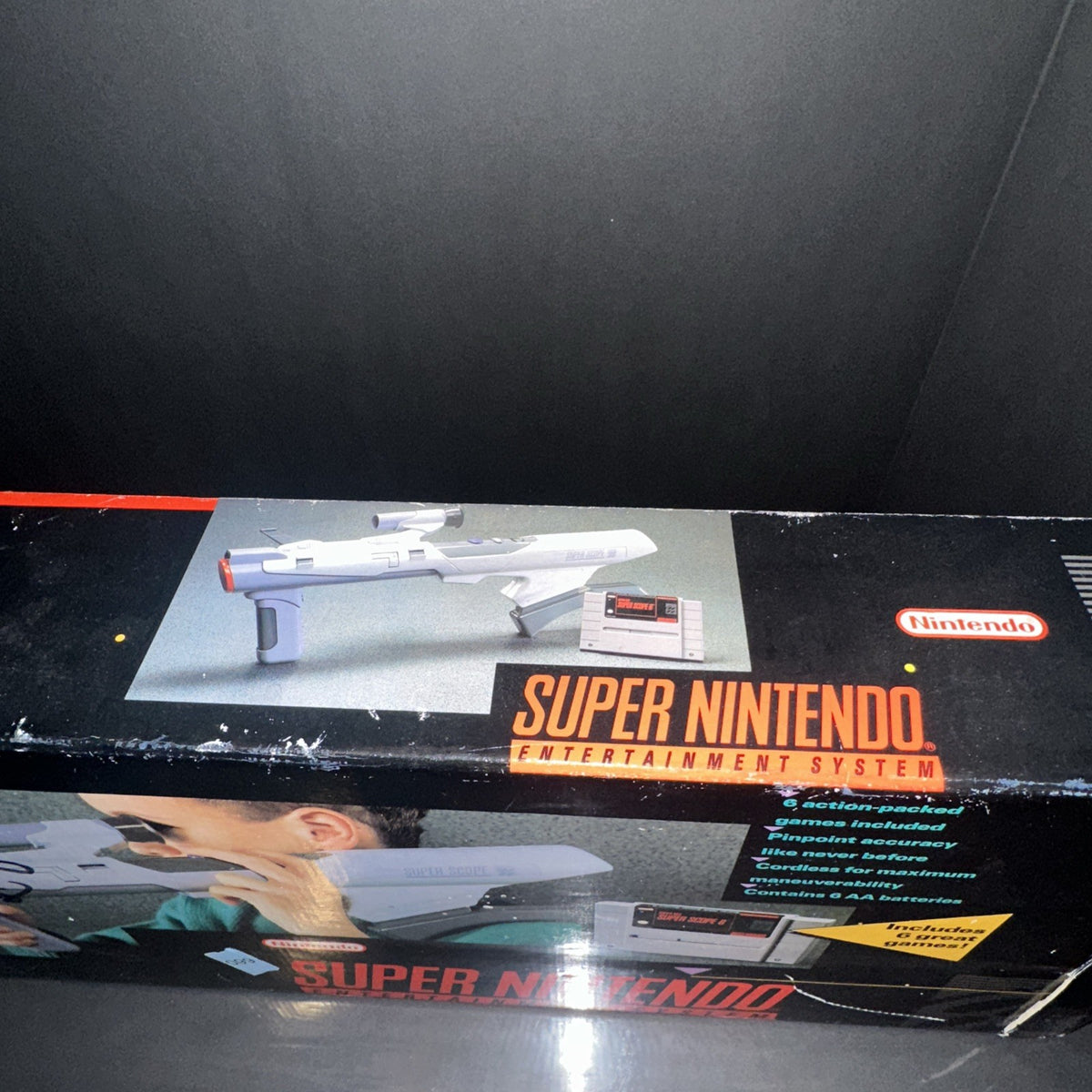 Super Nintendo SNES Super Scope 6 Complete