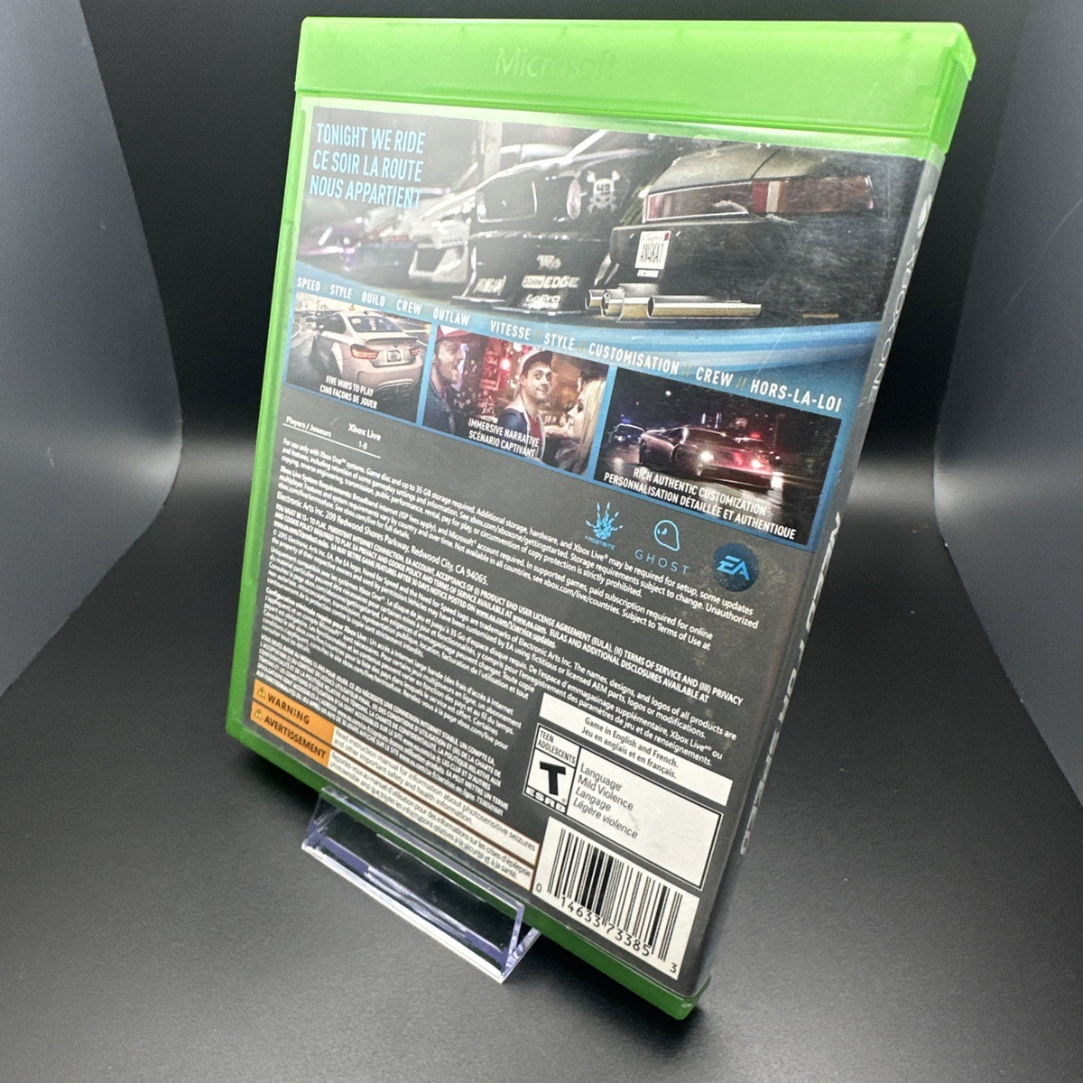 Need for Speed (Microsoft Xbox One, 2015)