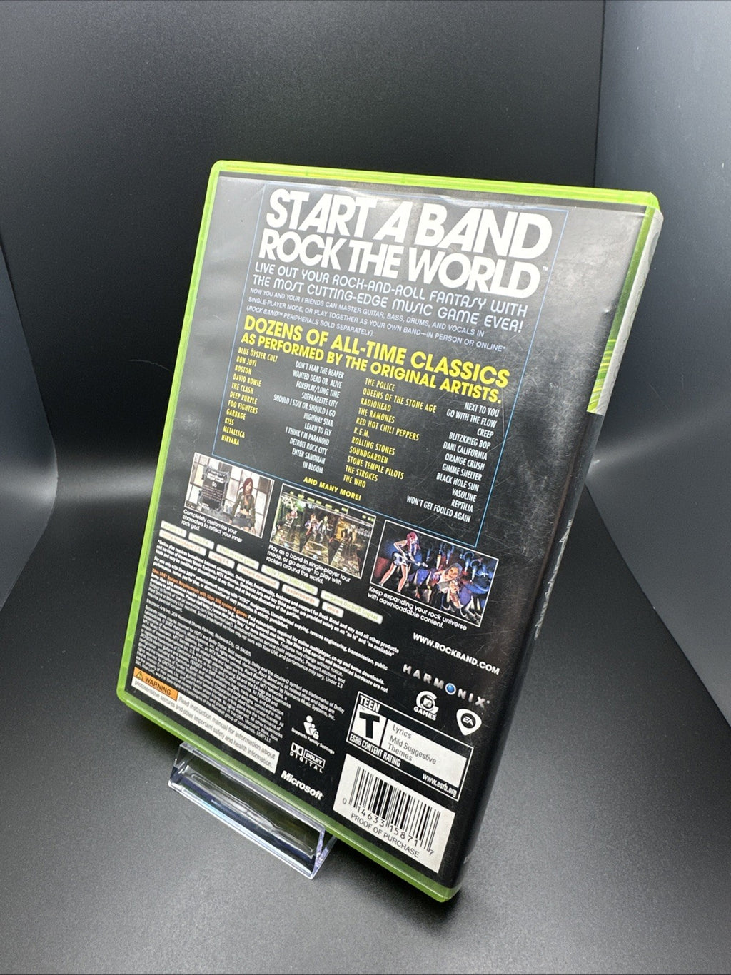 Rock Band (Microsoft Xbox 360, 2007)