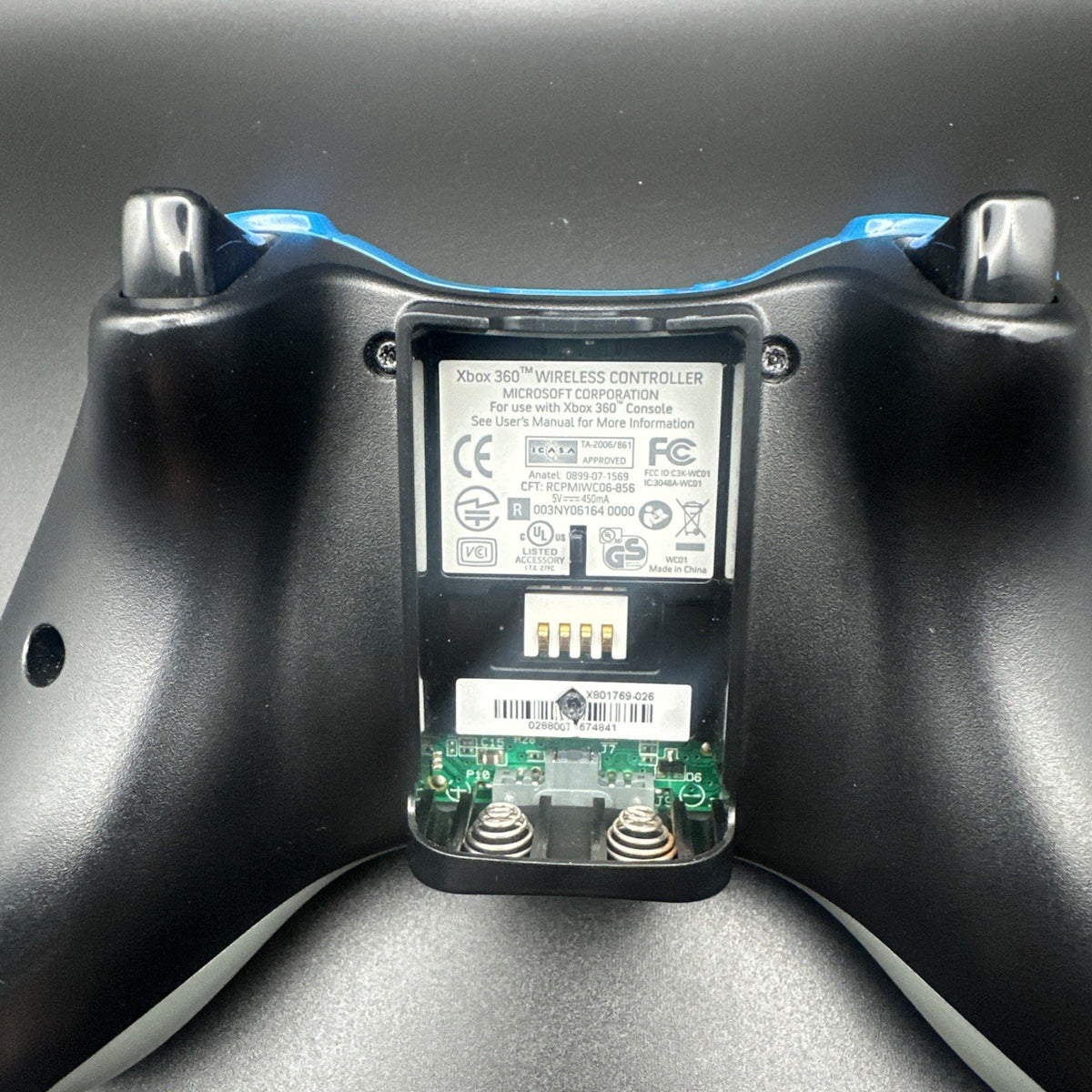 Microsoft Xbox 360 Wireless Gaming Controller - BLUE/BLACK