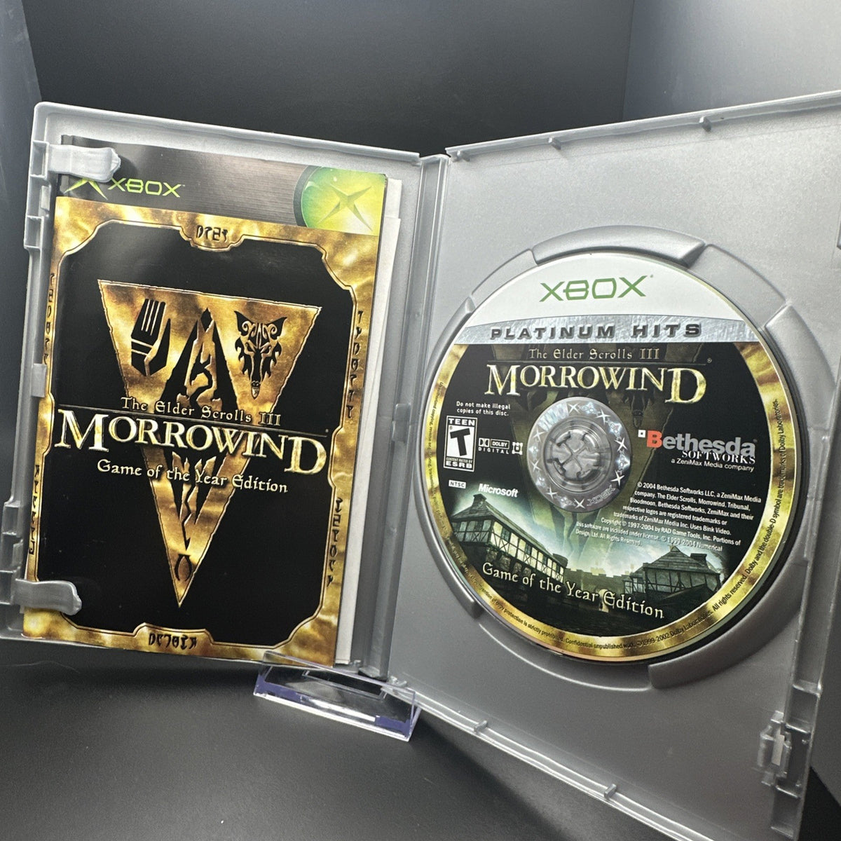 Elder Scrolls III: Morrowind - WITH MAP CIB (Microsoft Xbox, 2003)