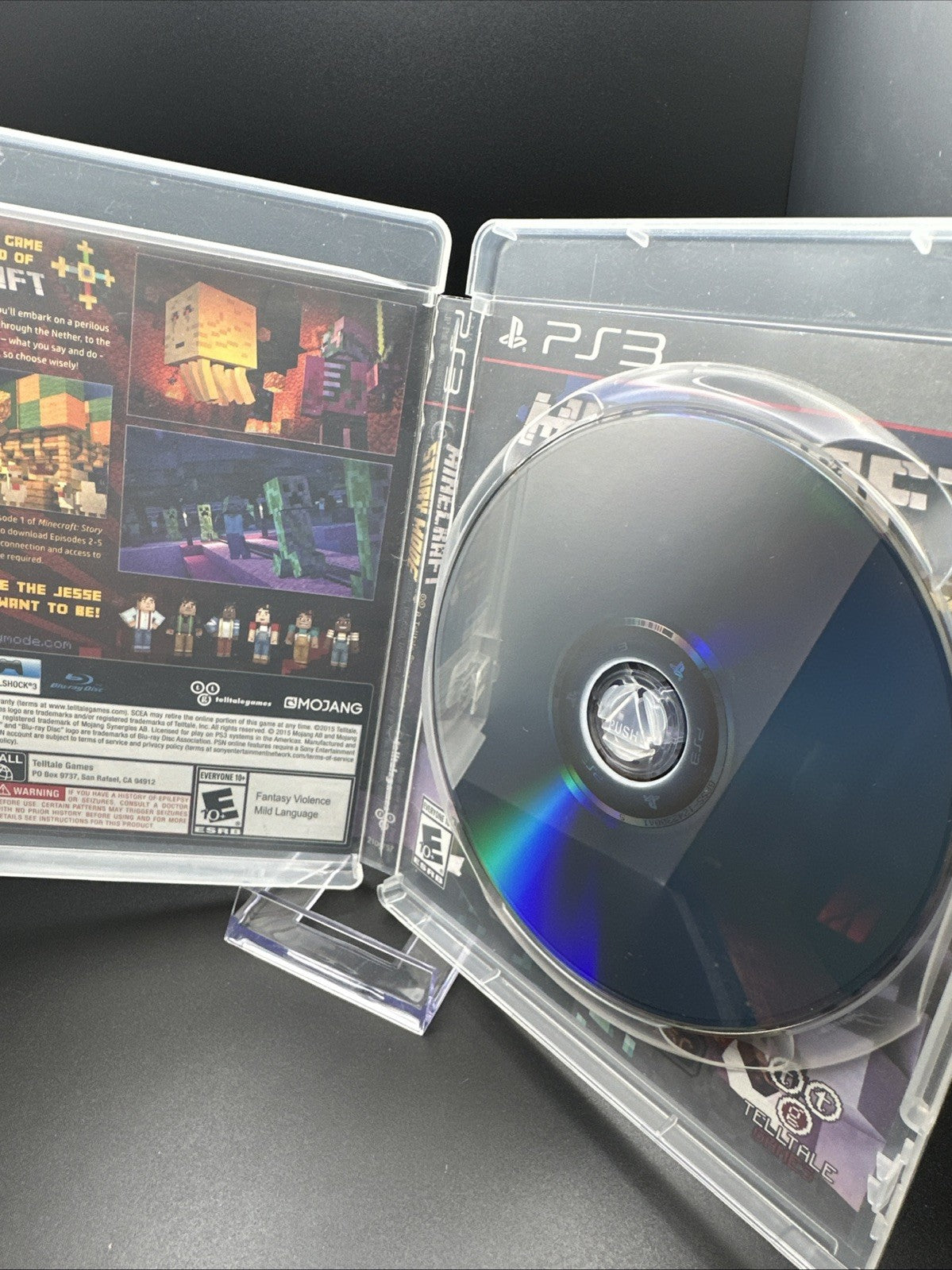 Minecraft: Story Mode -- Season Pass Disc (Sony PlayStation 3, 2015)