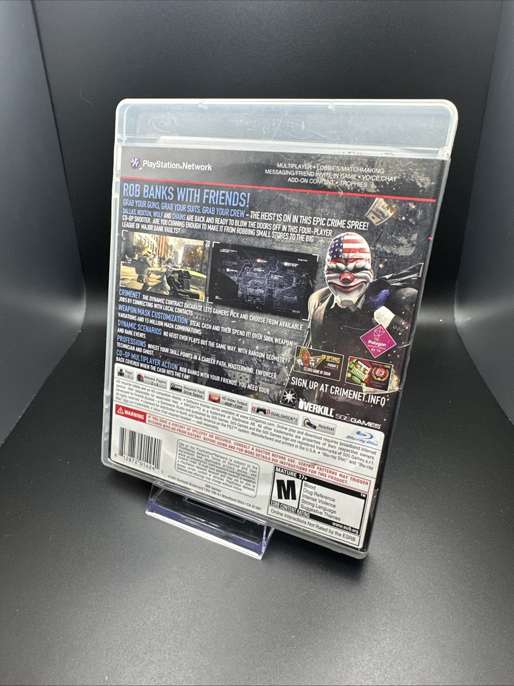 Payday 2 (Sony PlayStation 3, 2013)