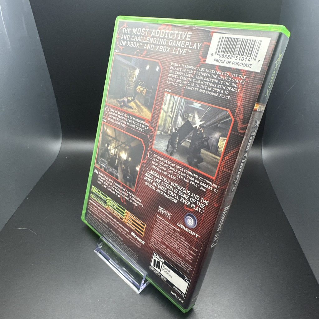 Tom Clancy's Rainbow Six 3 (Microsoft Xbox, 2003)