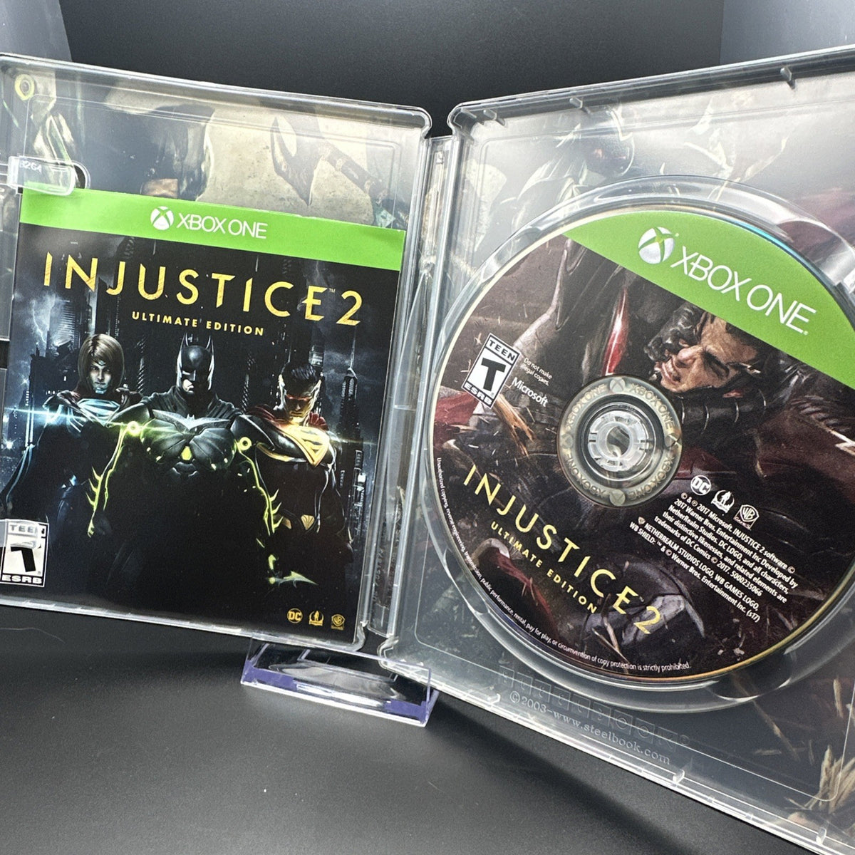 Injustice 2 - ULTIMATE ED. STEELBOOK & GAME - Microsoft Xbox One