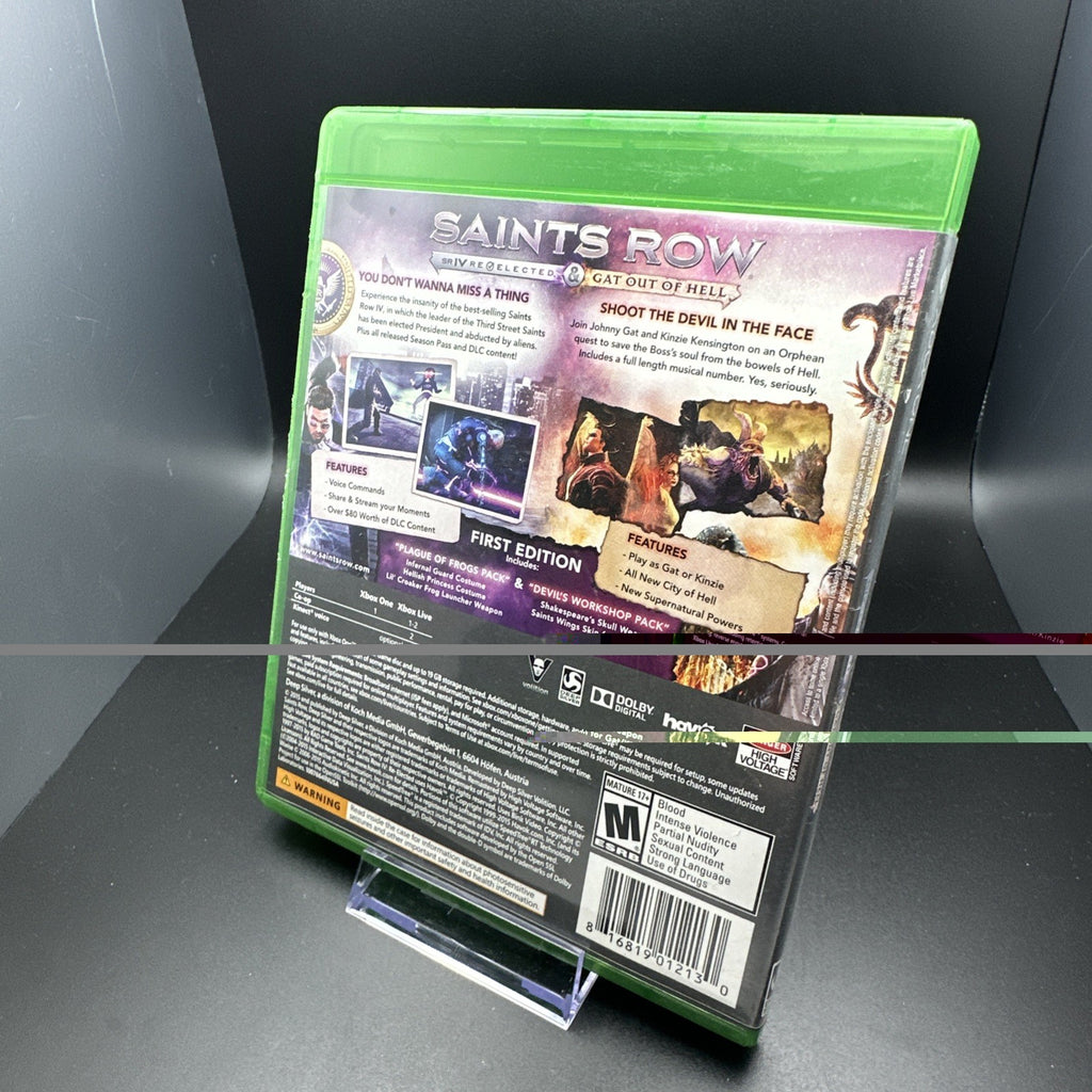 Saints Row 4 IV: Re-Elected & Gat Out of Hell DLC Valid - Xbox One
