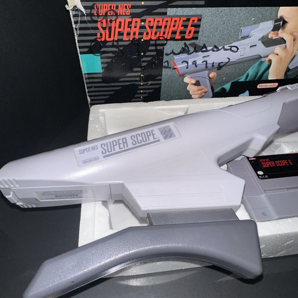 Super Nintendo SNES Super Scope 6 Complete