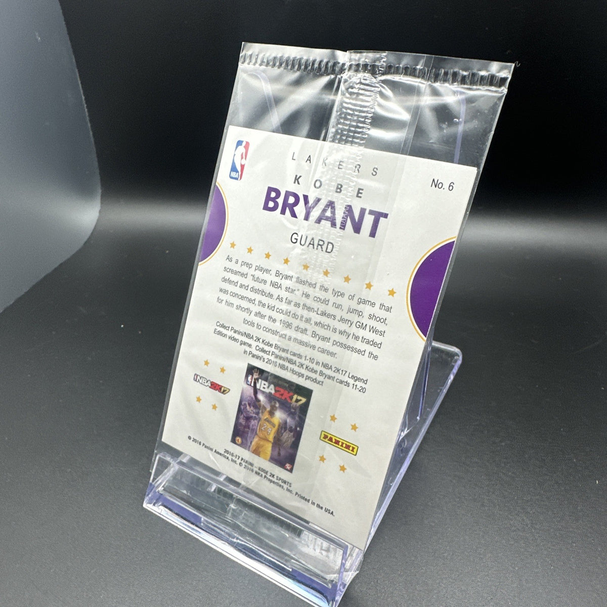 NBA 2K17 - KOBE BRYANT LIMITED EDITION - XBOX ONE - CIB MINT