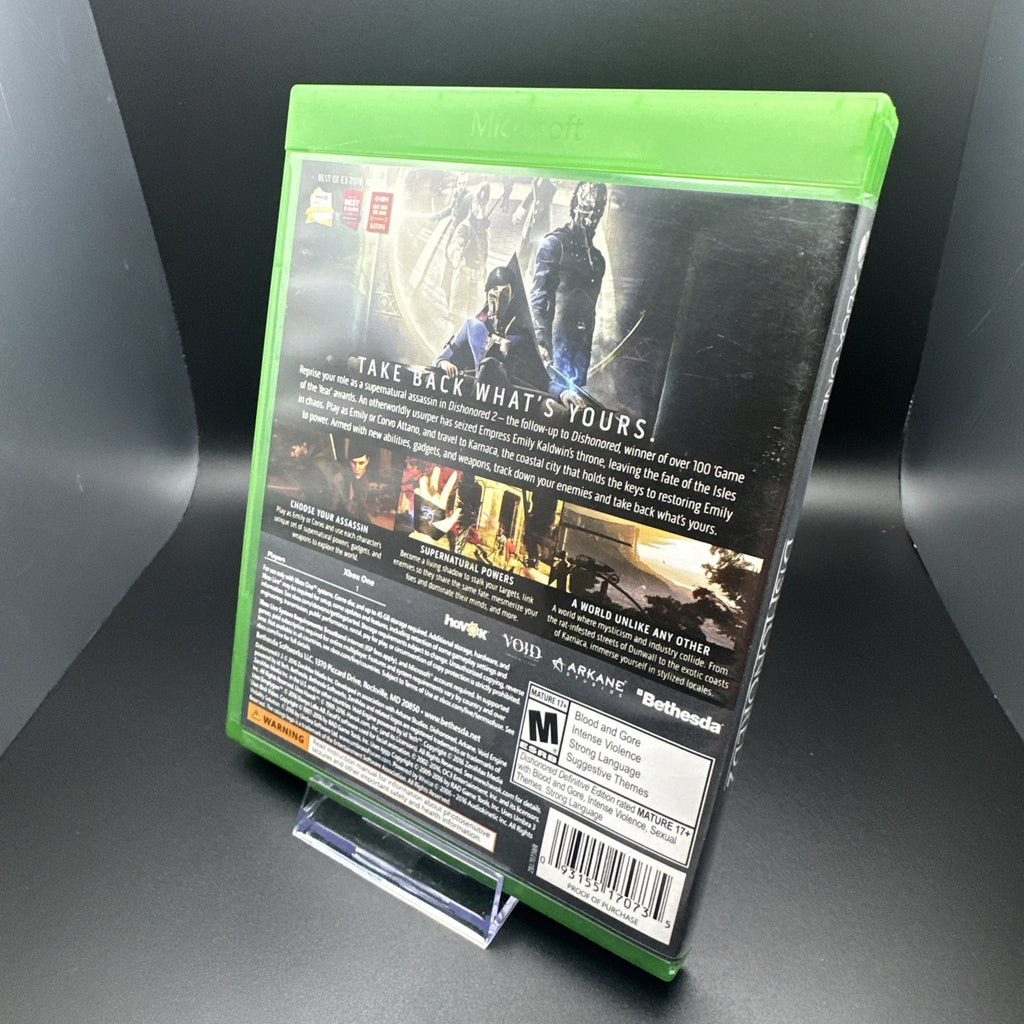 Dishonored 2: Limited Edition (Microsoft Xbox One, 2016)