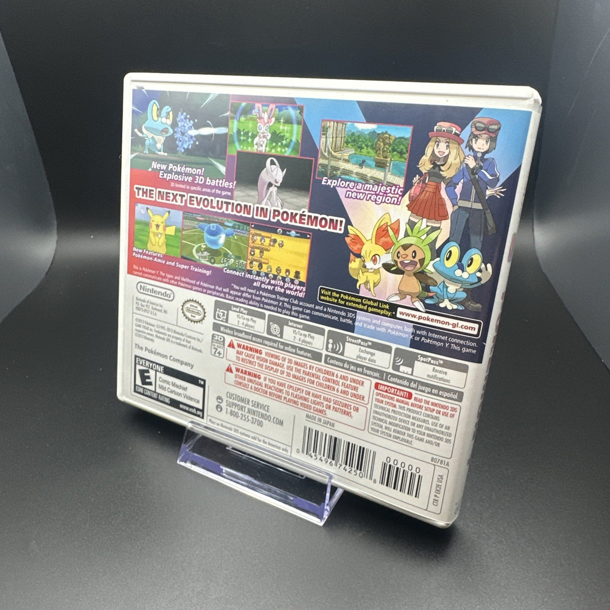 Pokemon Y (Nintendo 3DS, 2013)