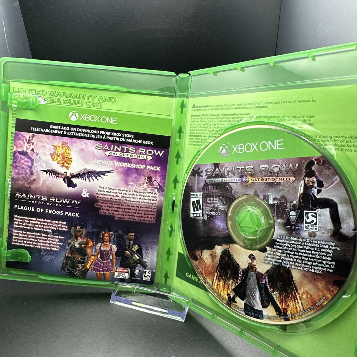 Saints Row 4 IV: Re-Elected & Gat Out of Hell DLC Valid - Xbox One