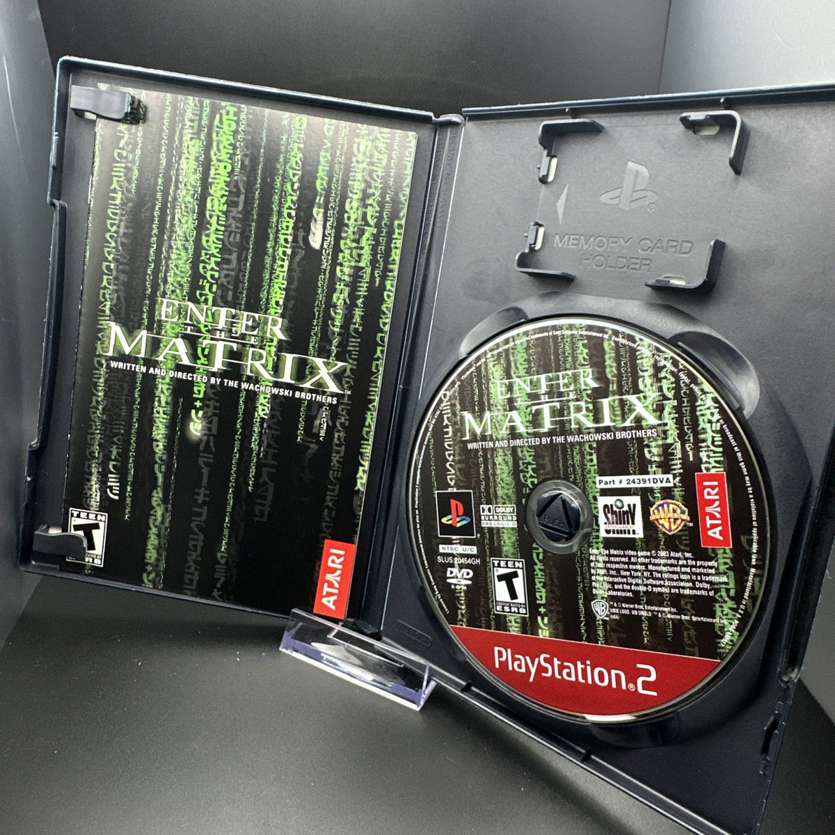 Enter the Matrix (Sony PlayStation 2, 2003) HOLO-COVER ART
