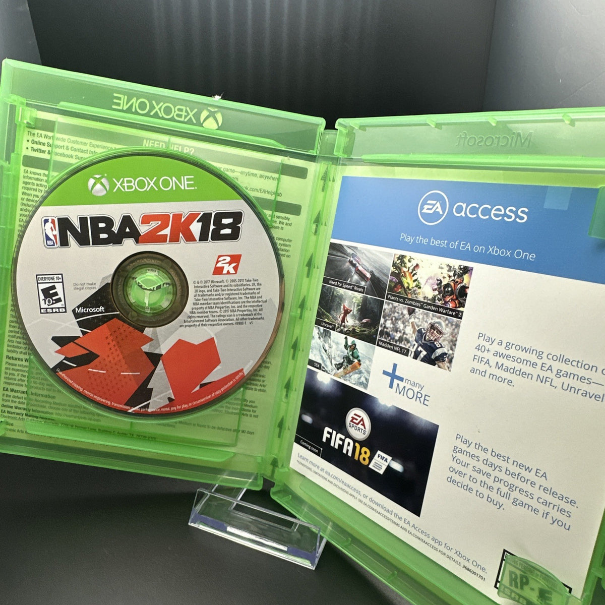 NBA Live 18 (Microsoft Xbox One, 2017)