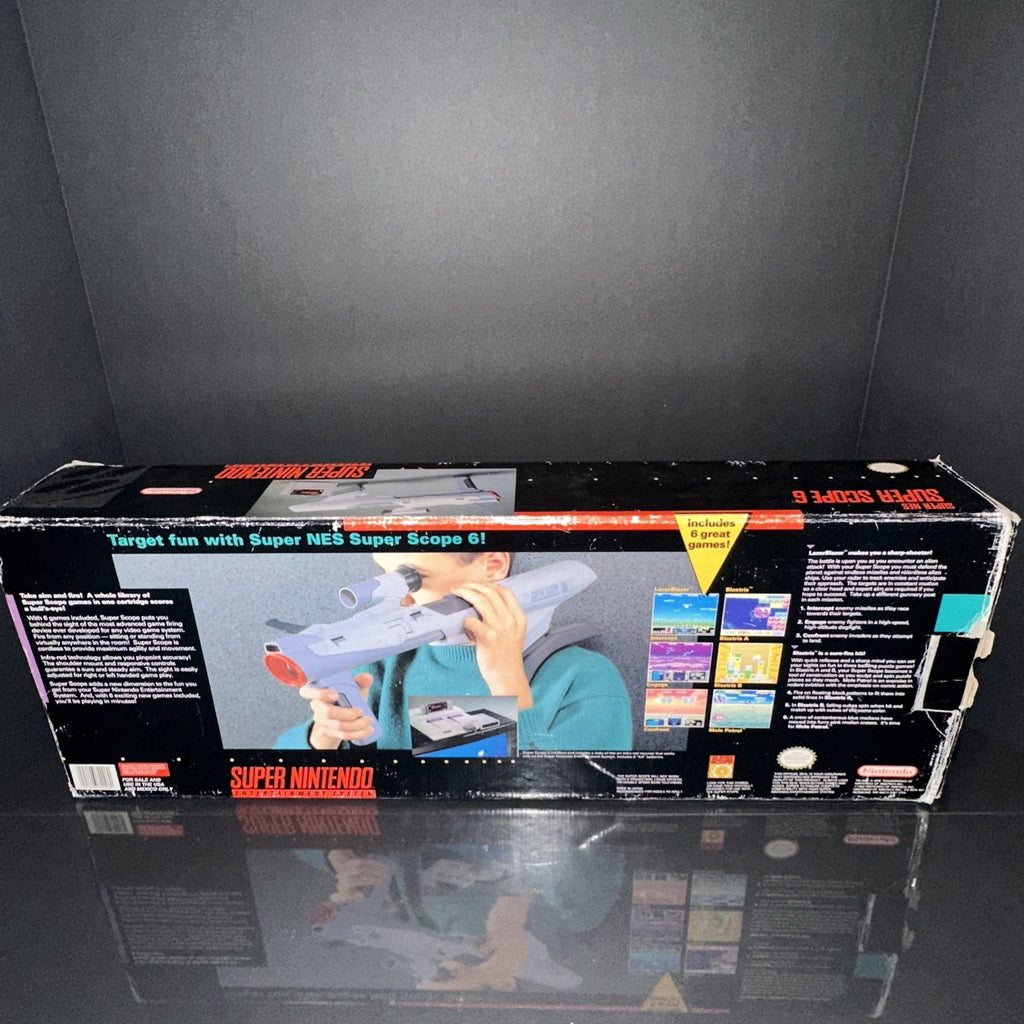 Super Nintendo SNES Super Scope 6 Complete