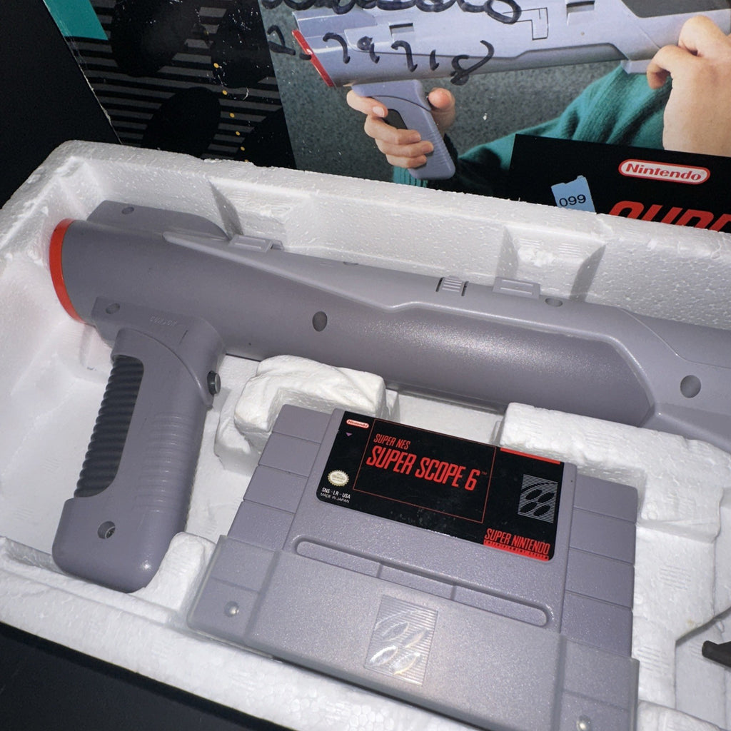 Super Nintendo SNES Super Scope 6 Complete