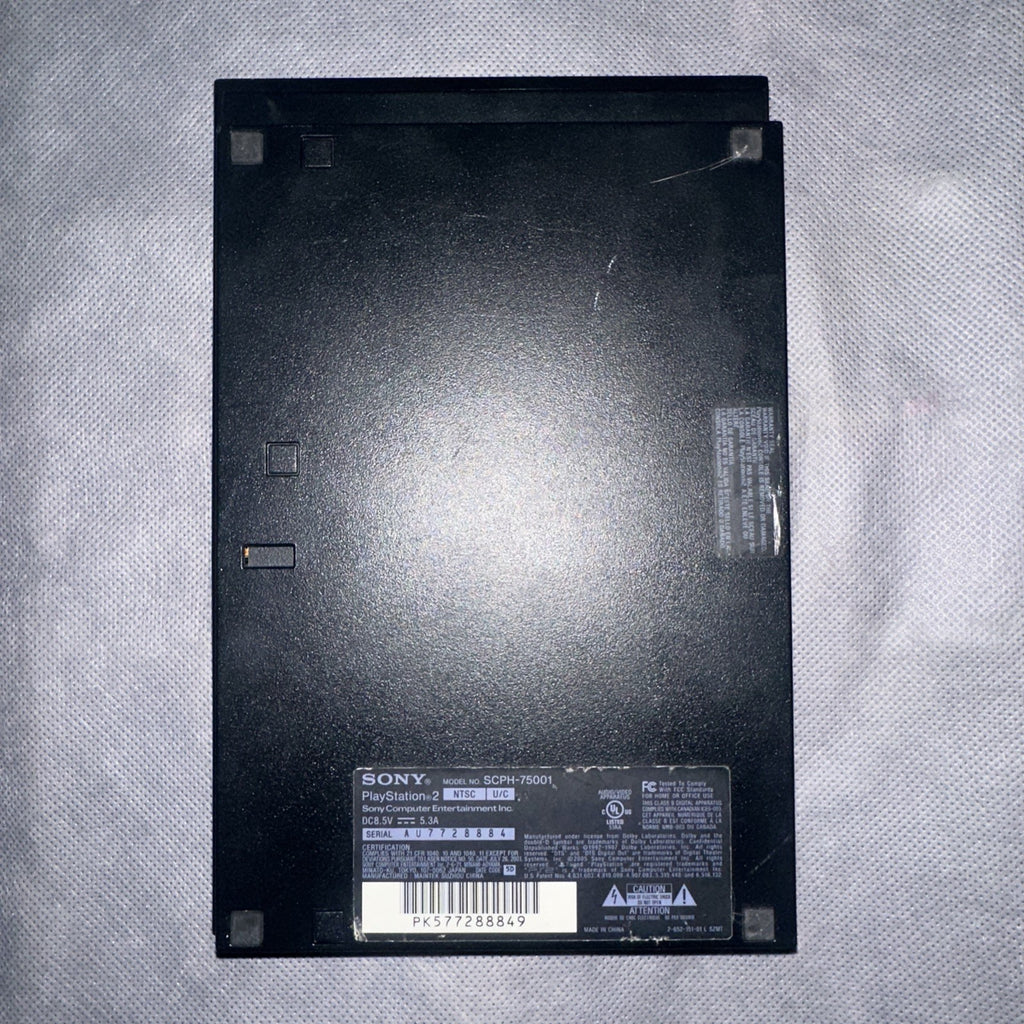 DEFECTIVE - Sony PlayStation 2 Slim Console - Black