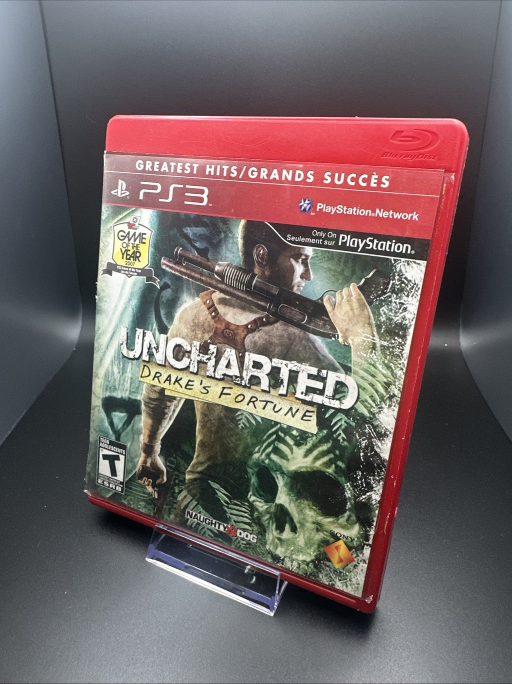 Uncharted: Drake's Fortune -- Greatest Hits Edition (Sony PlayStation 3, 2009)