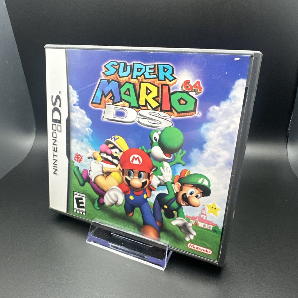 Super Mario 64 (Nintendo DS, 2004) w/ Case - Tested & Working!