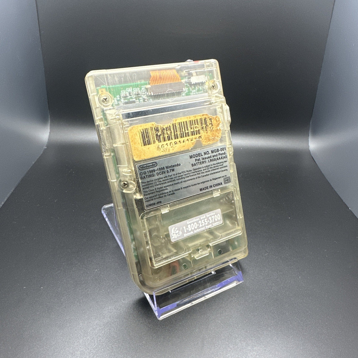 GAMEBOY POCKET CIB - NINTENDO (CLEAR SHELL)