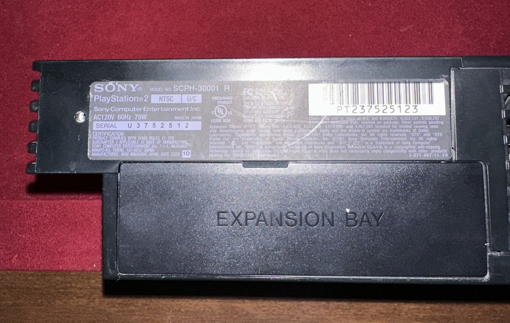 DEFECTIVE - Sony PlayStation 2 Console - Black