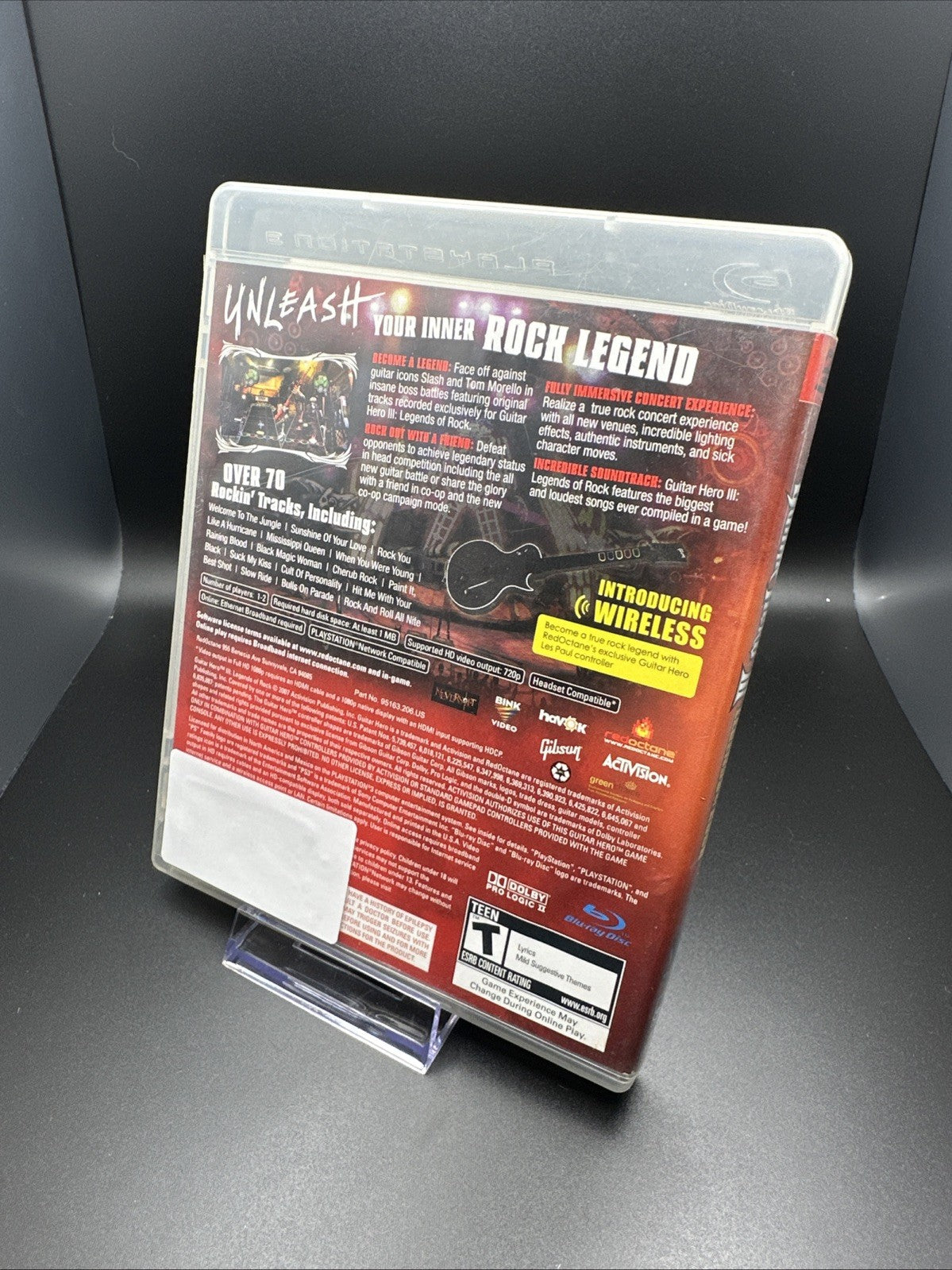 Guitar Hero Ill 3: Legends Of Rock (Sony Playstation 3 PS3)  CIB w/ Manual
