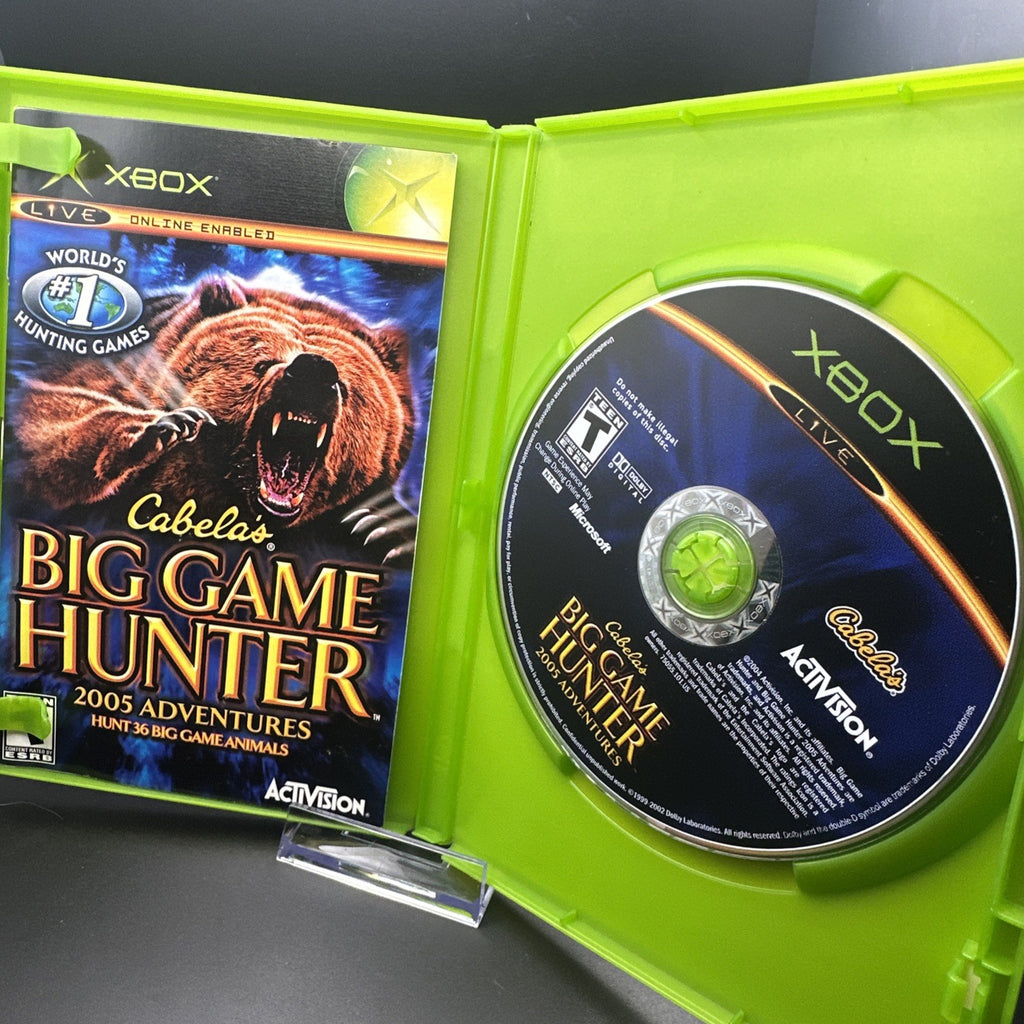 Cabela's Big Game Hunter: 2005 Adventures (Microsoft Xbox, 2004)
