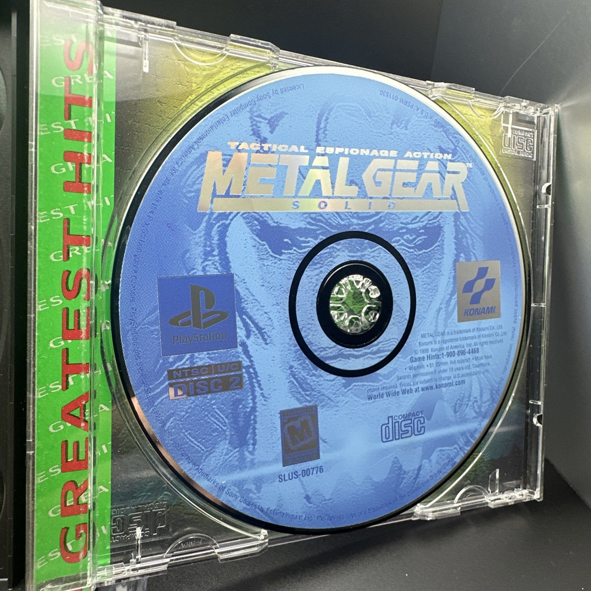 Metal Gear Solid Greatest Hits (Sony PlayStation 1, 1999)
