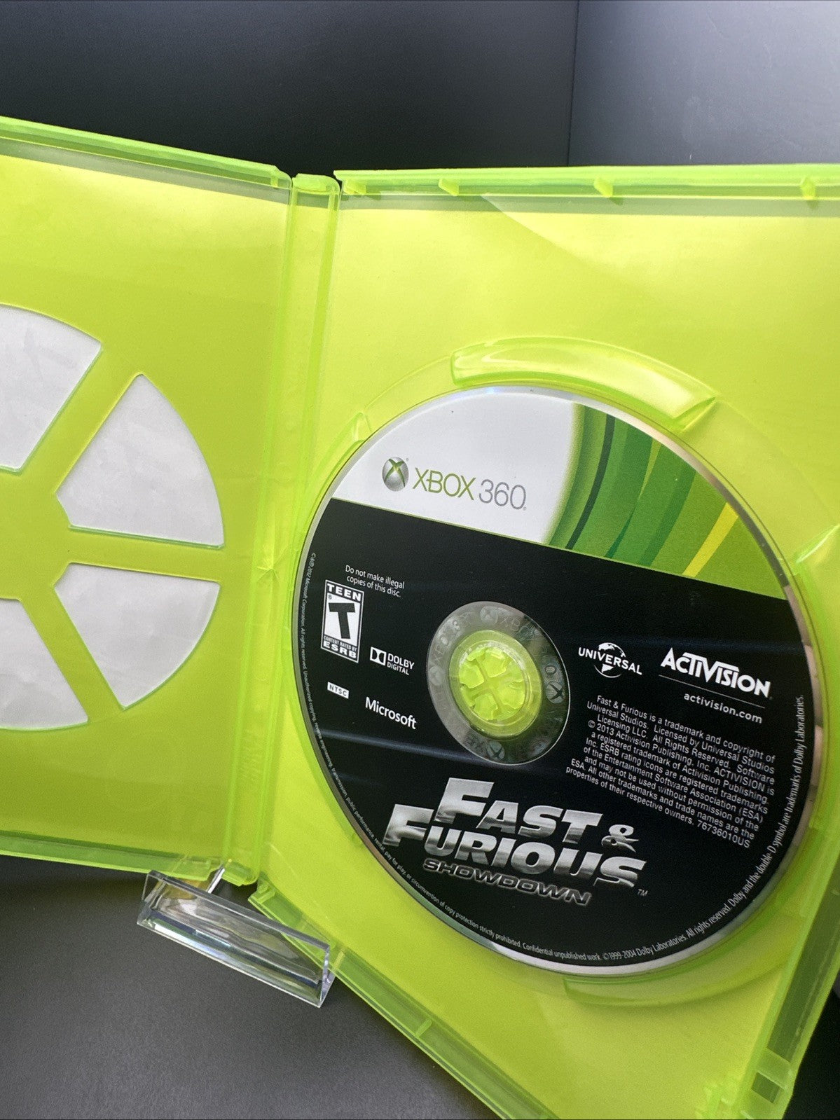 Fast & Furious: Showdown (Microsoft Xbox 360, 2013)
