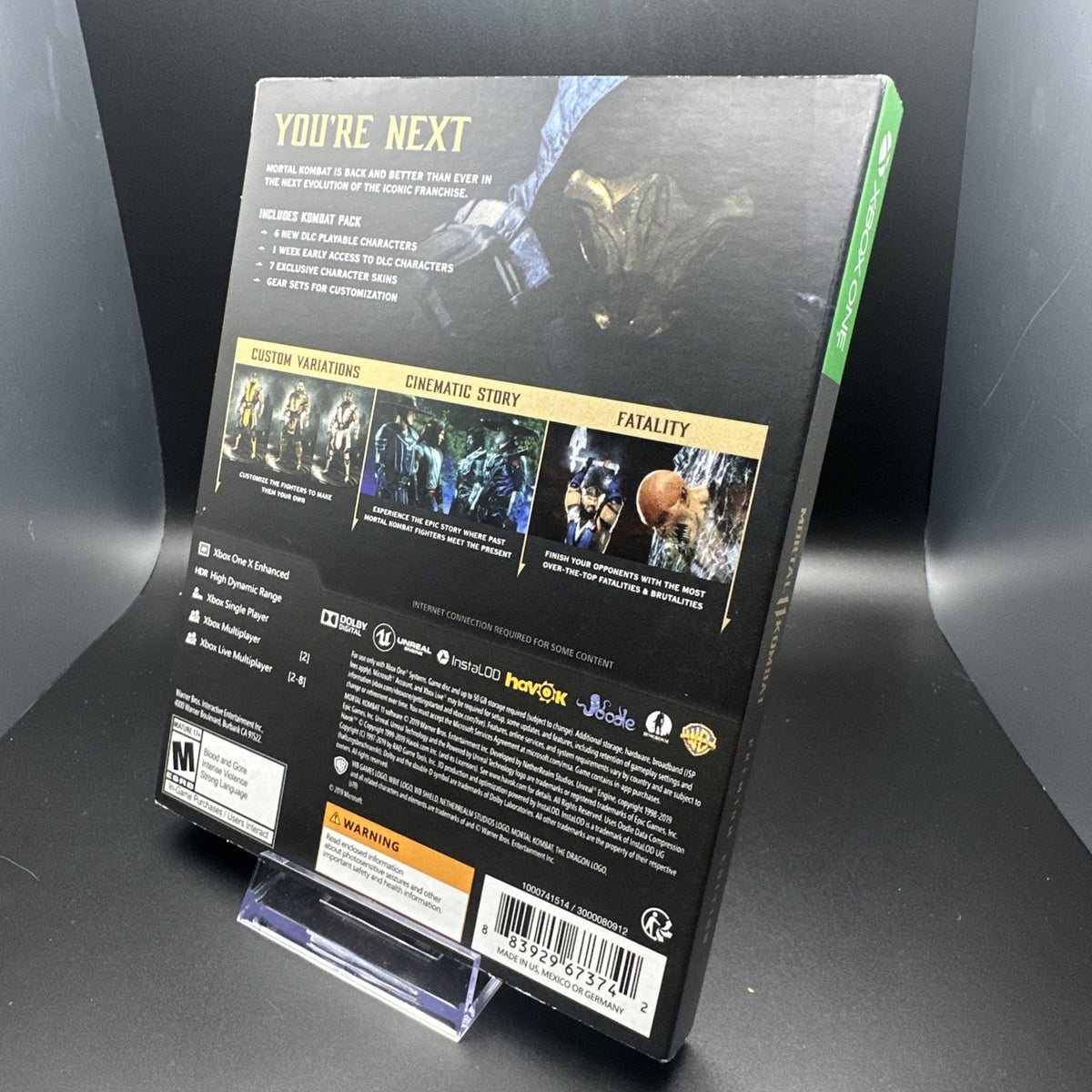 Mortal Kombat 11 -- Premium Edition (Microsoft Xbox One, 2019)