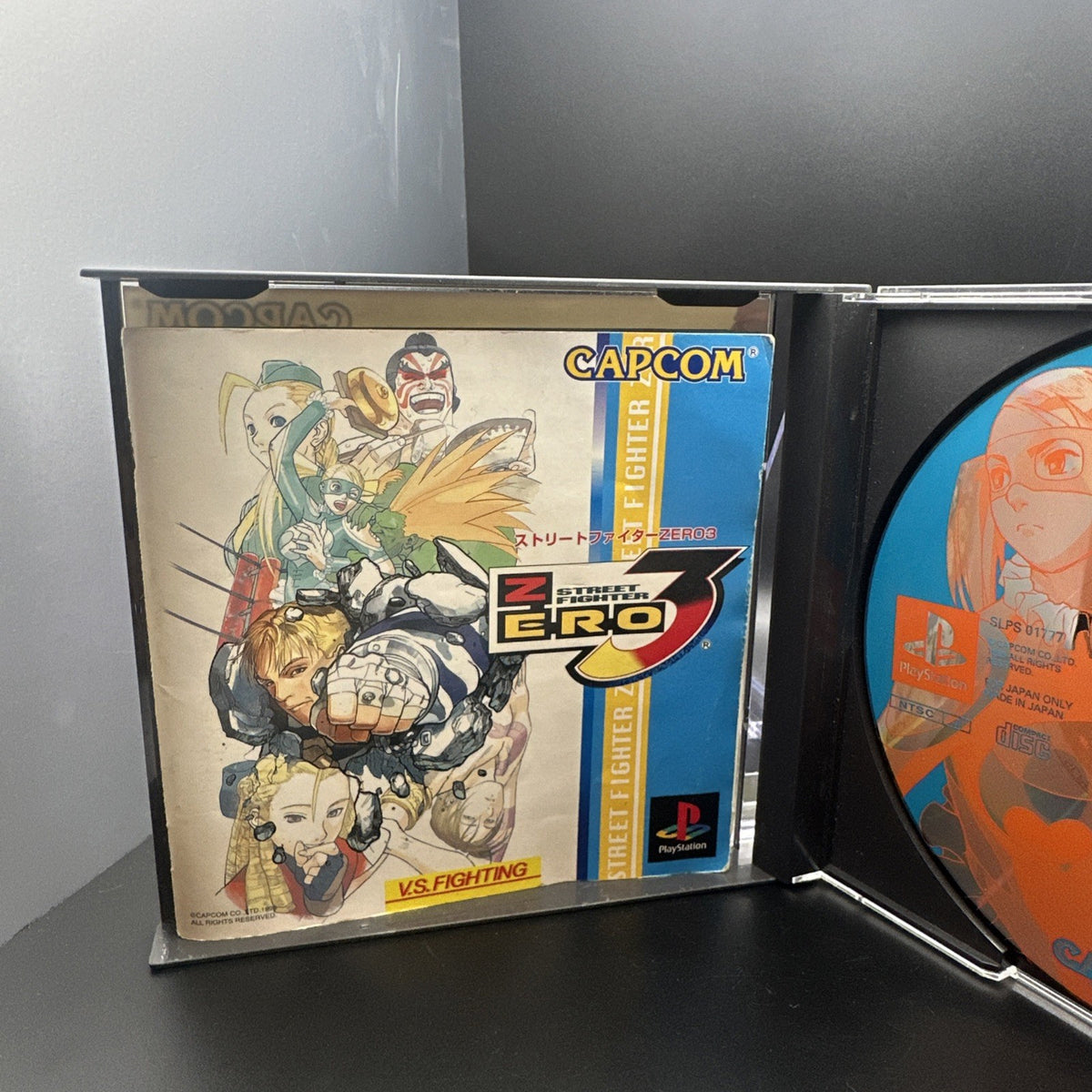 Sony Playstation 1 PS1 Street Fighter ZERO 3 Japanese Version