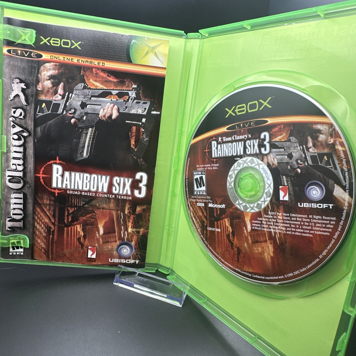 Tom Clancy's Rainbow Six 3 (Microsoft Xbox, 2003)