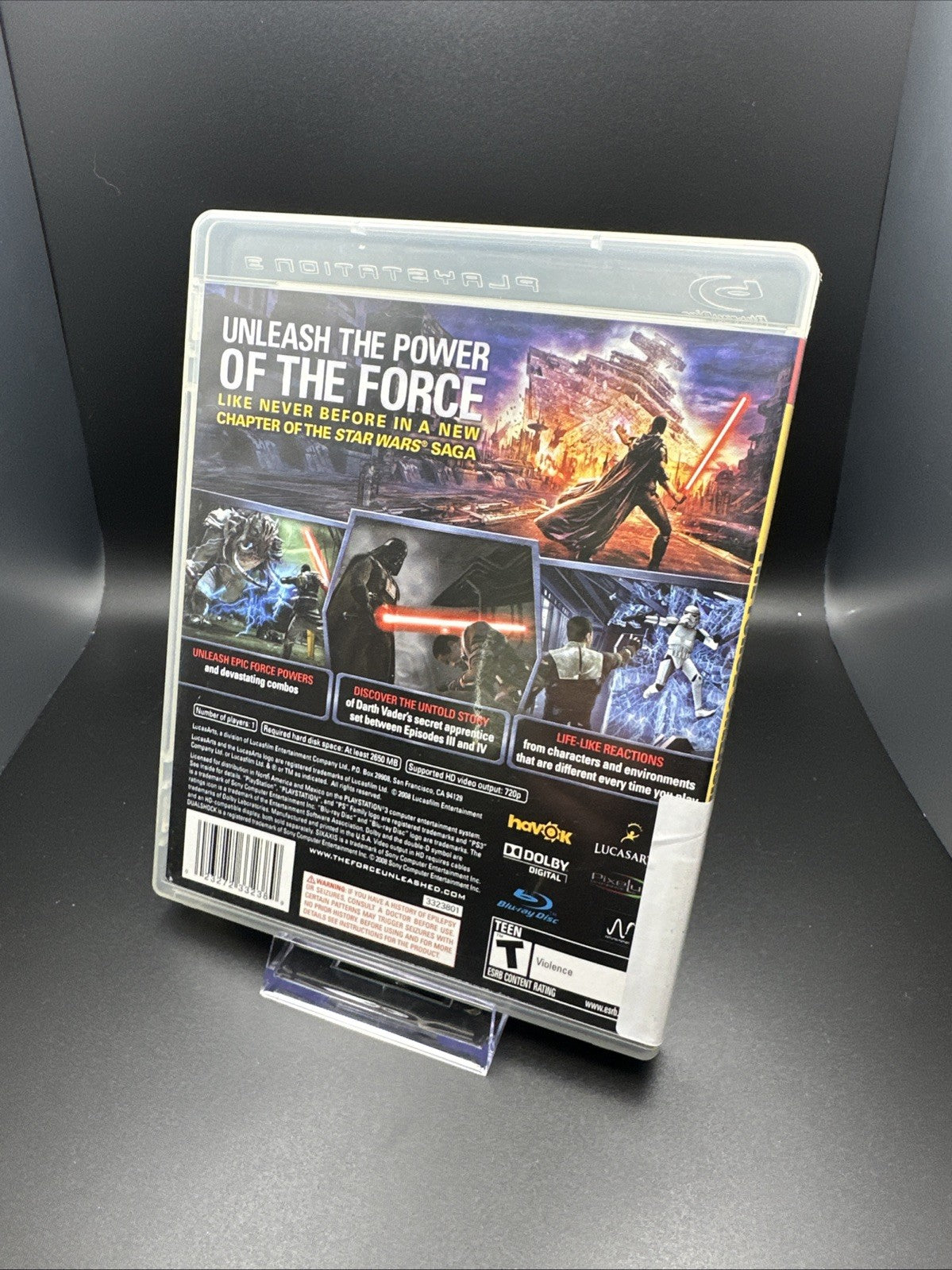Star Wars: The Force Unleashed (Sony PlayStation 3, 2008)
