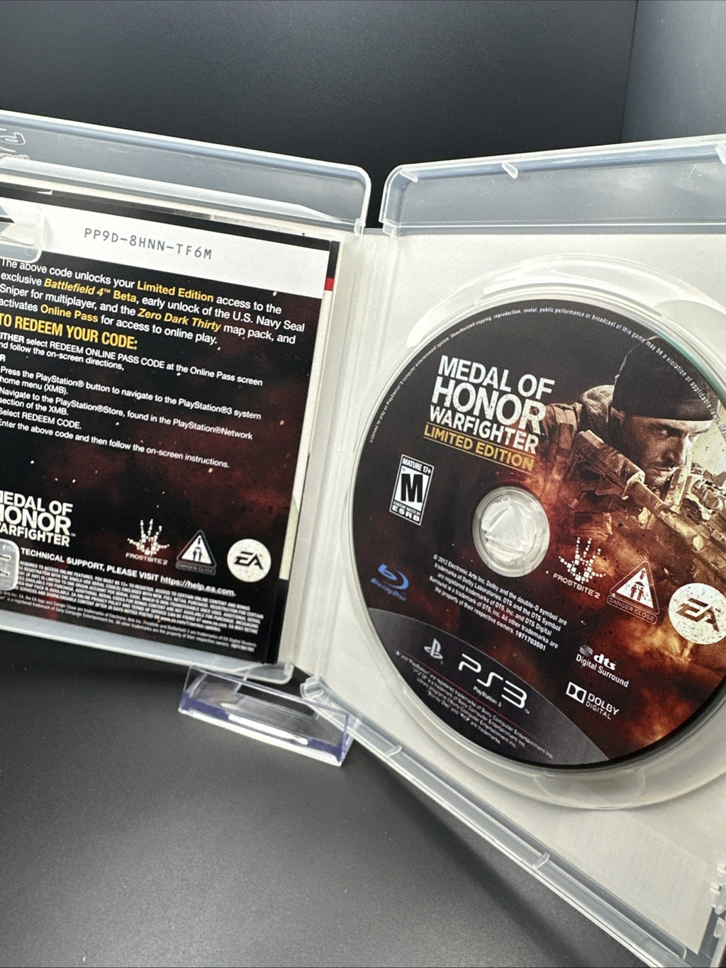 Medal of Honor: Warfighter -- Limited Edition (Sony PlayStation 3, 2012)
